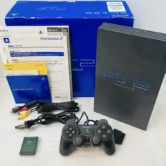 動作確認済 箱付き Sony プレステ2 SCPH-10000 ブラック AH2