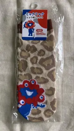 ミャクミャク　ヒョウ柄靴下