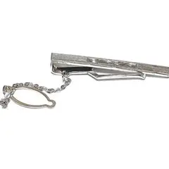 SILVER製 ネクタイピン チェーン付き