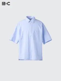 【UNIQLO:C】ブロードオーバーサイズシャツXL/ストライプのサムネイル