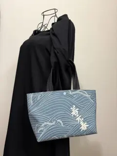 大相撲 朝乃山 高砂部屋 相撲 浴衣 反物 和柄 粗布 まあるいトート