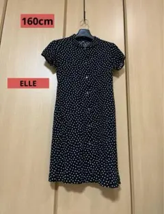 ELLE ドット半袖ワンピース 160cmのサムネイル