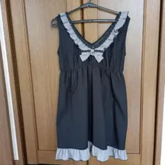axesfemmekids黒のノースリーブワンピース