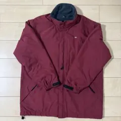 LACOSTE ラコステ ナイロンジャケット ボルドー フリース裏地