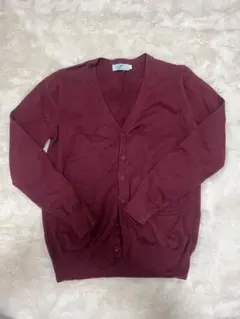 JK ワインレッド　カーディガン XL