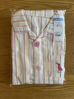 コンビミニ　ストライプ柄半袖ガーゼパジャマ 130サイズ