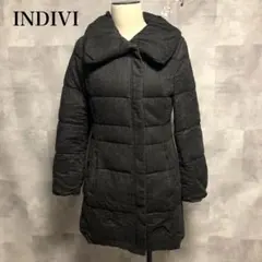 INDIVI インディヴィ　ダウンコート　ダークグレー