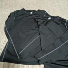 sillictorスポーツインナー　レディース長袖　2枚組　アンダーウェアS