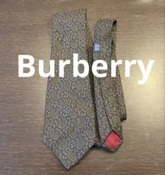 Burberrys ペイズリー柄 ネクタイ　バーバリー　茶