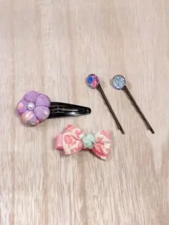 和小物ヘアピン4個セット