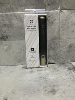 AGETUYA コードレス ミニヘアアイロン 充電式 ストレート カール