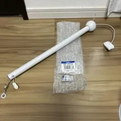 大光電機 シーリングファン用吊りパイプ 400mm ホワイト DP-37650