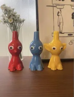ピクミン ピクミン一輪挿し ニンテンドーストア 赤青黄 花瓶 - メルカリ