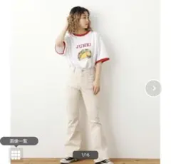 RODEO CROWNS デニム XS ホワイト ブーツカット 美脚のサムネイル