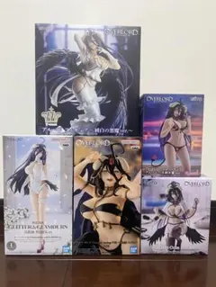 オーバーロード　アルベド　フィギュア　5体セット