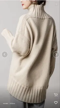 【新品】エマテイラー　もちもちタートルニットプルオーバー