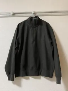 UNIQLO U ユニクロユーブラッシュドスウェットハーフジップシャツ