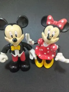 【週末限定お値下げ】Disney ミッキー ミニー フィギュア2体 セット