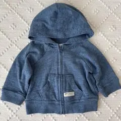 baby GAP パーカー 0-3month 60 70 ブルー ベビー 羽織り