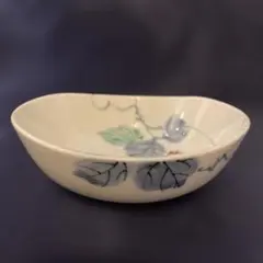 橘吉 葡萄柄 鉢 ボウル 和食器 葉柄 14cm