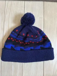 90s ヴィンテージ BEANIE ビーニー y2k 幾何学 パタゴニアのサムネイル