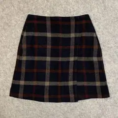 チェック柄 タイトスカート ユニクロ