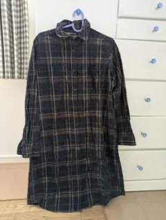 チェック柄シャツワンピース Mサイズ