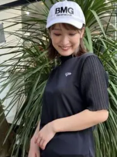 ★美品★BEAMS　GOLF　プリーツ スリーブ モックネック　サイズ　L
