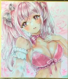 コピックイラストオリジナル　手描きイラスト　原画