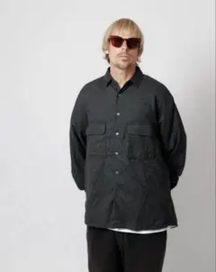 shiun】CUPRO FIBRIL UTILITY SHIRT M - メルカリ