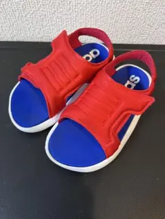 adidas 赤 サンダル 14センチ
