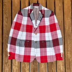THOM BROWNE バッファローチェック　ブレザージャケット　サイズ１のサムネイル
