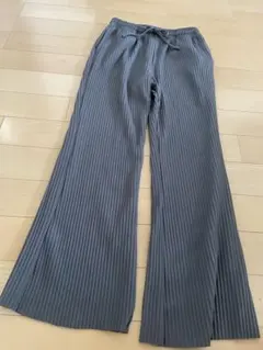 cocaジョーゼットリブニットパンツ