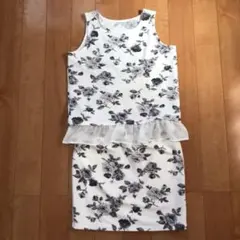 【新品未使用】最終値下げ セットアップ 花柄