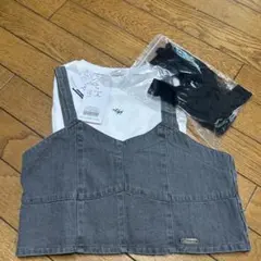 ALGY Mサイズ　ビスチェ、長袖Tシャツセット