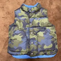 美品！！！Baby GAP ベイビーギャップ　迷彩柄ダウンベスト