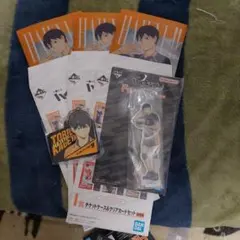 影山飛雄 フィギュア＆クリアカードセット＆ラバーチャーム