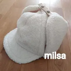 milsa☆ミルサ☆ボアイヤーフラップキャップ