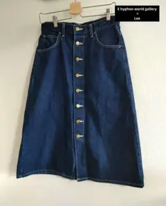 E hyphen world gallery × Lee デニムスカート　M