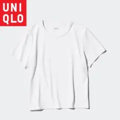 ユニクロ UNIQLO ウルトラストレッチ エアリズム Tシャツ 白 ホワイト