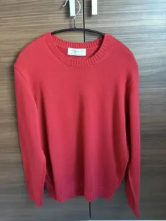 TOMORROWLAND レッド クルーネックセーター