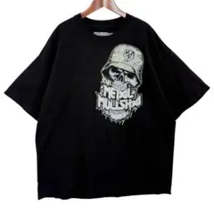 メキシコ製 メタルマリーシャ スカル 骸骨 Tシャツ ブラック 2XL 海外古着のサムネイル