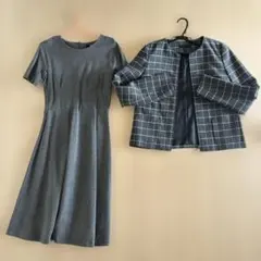 UNIQLO グレー ワンピースSとジャケットMセット