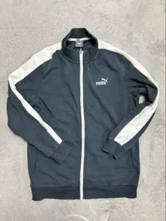 PUMA グリーントラックジャケット ブルー L
