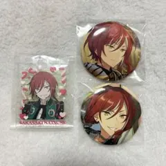 あんスタ 逆先夏目 缶バッジ ぷくらめアクキー セット