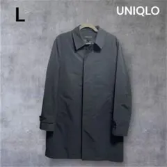 UNIQLO ステンカラーコート L ビジネス 上品 膝丈 裏地調節可能 春