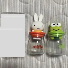 たまごっち　まめっち　けろけろけろっぴ　ミッフィー 瓶　キャンディボトル　小物のサムネイル
