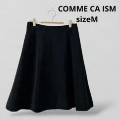 COMME CA ISMコムサイズム　レディースフレアスカート　M ブラック