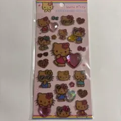 ハローキティ　キラキララインストーンシール　日焼け