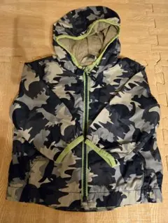 恐竜迷彩柄フード付きアウター 12-18ヶ月